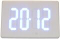 orologio temperatura bianco LED 